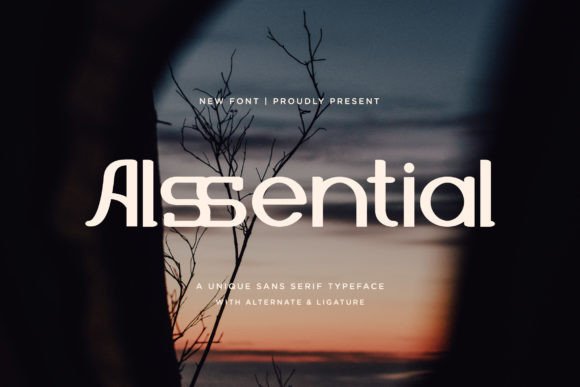 Alssential: A Modern Sans Serif Typeface for Bold Branding