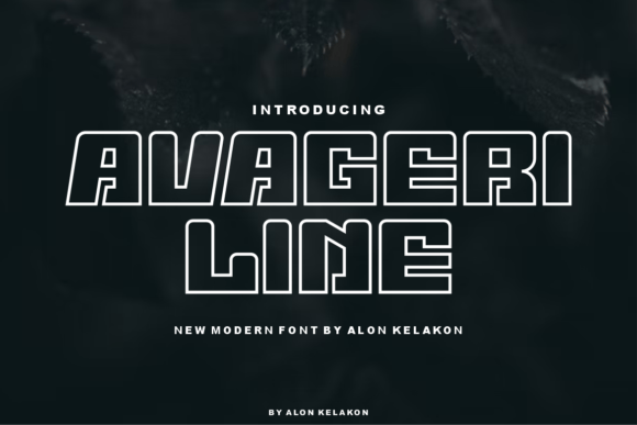 Avageri Line: A Modern Sans Serif Font for Editorial Design