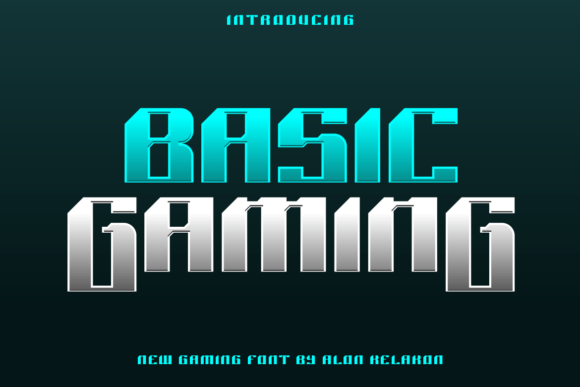 Basic Gaming: A Futuristic Font for Modern Editorial Design