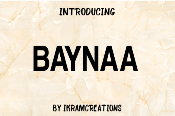 Baynaa: The Clean Sans Serif Font for Modern Branding