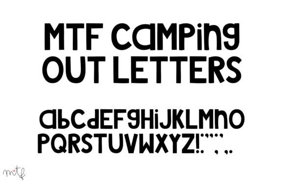 Camping Out Letters: The Friendly Sans Serif for Bold Campaigns