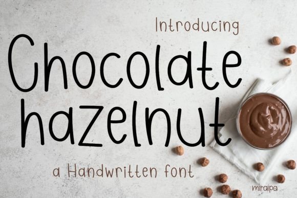 Chocolate Hazelnut Font for Business Branding