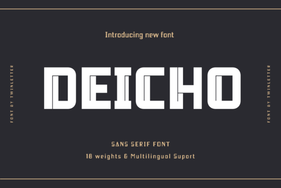Deicho: The Sans Serif Font That Sharpens Campaign Visuals