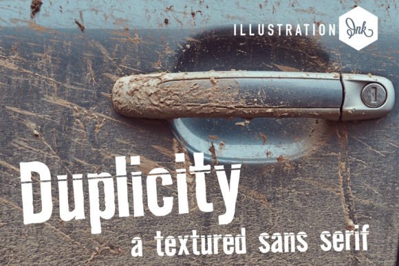 Duplicity: A Bold Sans Serif Font for Small Business Branding