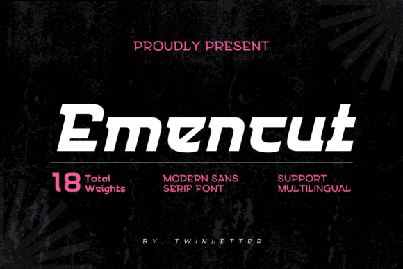 Emencut: The Modern Sans Serif Typeface for Web Design