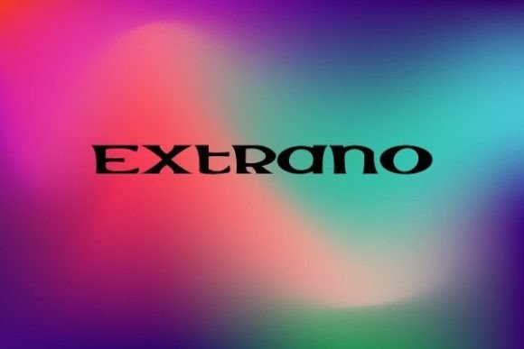 Extrano: A Versatile Sans Serif Typeface for Modern Web Design