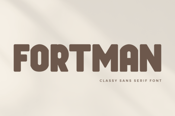 Fortman Typeface: A Friendly Sans Serif for Modern Web Design