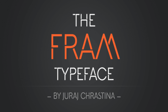 Fram: A Stencil Typeface for Bold Web Design