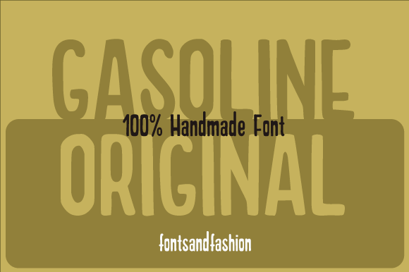 Gasoline Original: A Retro Sans Serif for Bold Branding