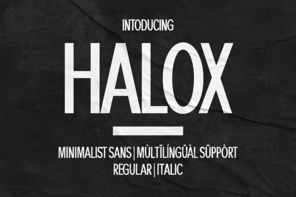 Halox Font Review: A Tall Grotesque for Modern Branding