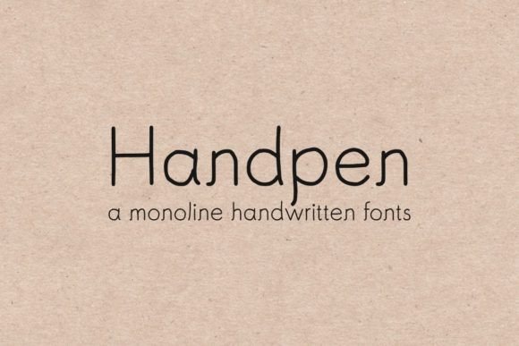 Handpen Font Review: A Minimalist Typeface for Small Business Branding