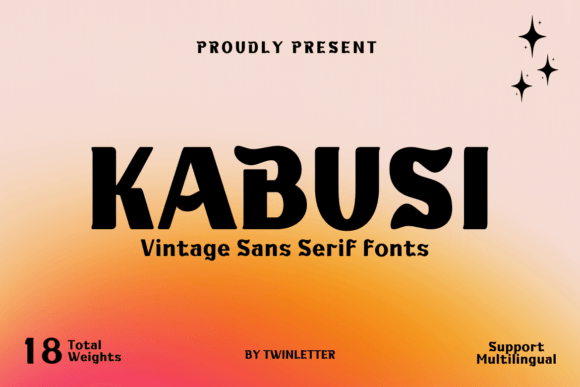 Kabusi: The Sans Serif Typeface for Bold Branding