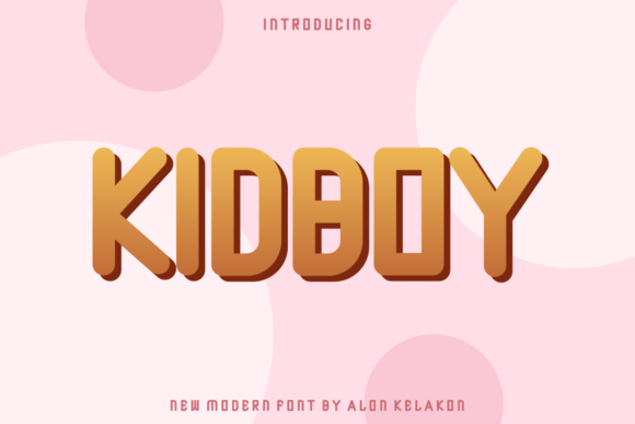 Kidboy: A Playful Sans Serif Font for Editorial Design