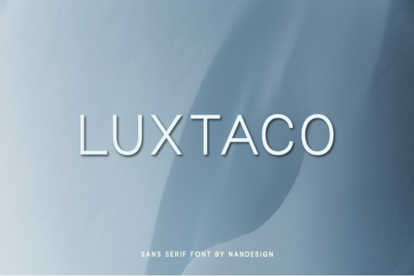 Luxtaco: A Clean Sans Serif Font for Small Business Branding