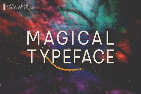 Magical Typeface: A Clean Sans Serif for Modern Branding