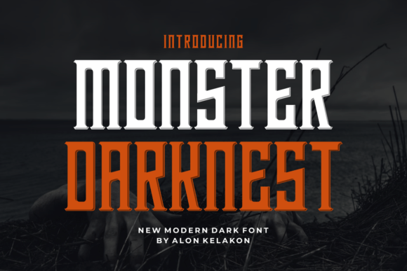 Monster Darknest: A Bold Sans Serif Font for Campaigns