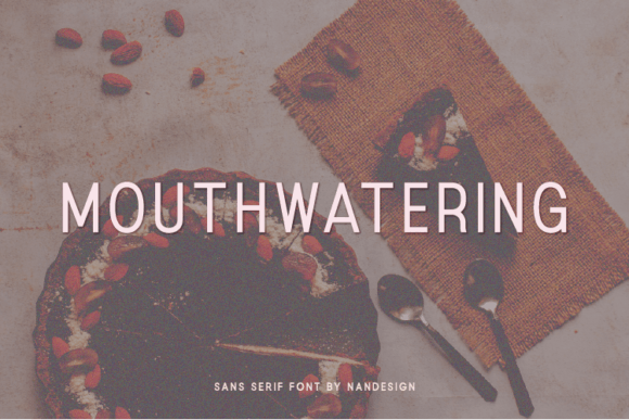 Mouthwatering: A Sans Serif Font That Makes Brands Taste Better