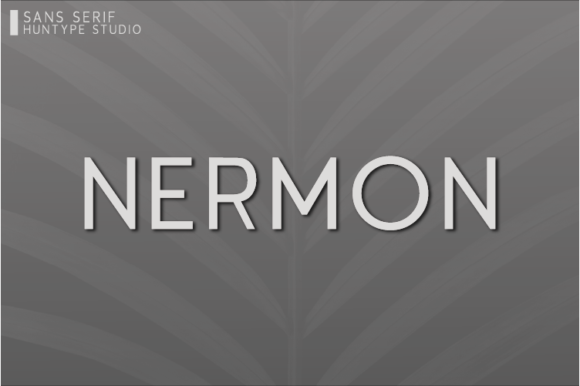 Nermon: A Clean Sans Serif Typeface for Modern Web Design