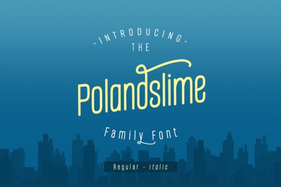 Polandslime: The Bold Sans Serif Font for Campaign Impact