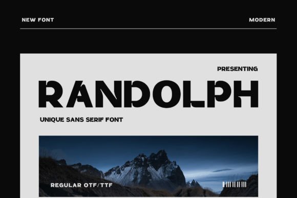 Randolph Font Review: A Bold Sans Serif for Campaigns