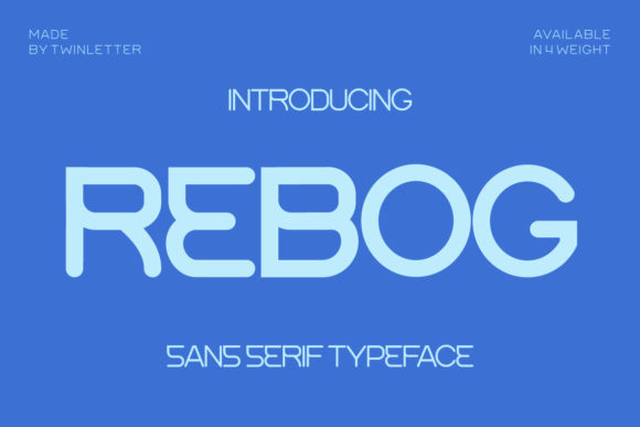 Rebog: The Sans Serif Typeface That Sharpens Campaign Visuals