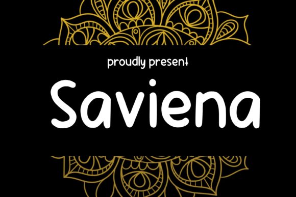 Saviena Font: A Handwritten Typeface for Authentic Branding