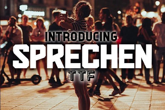 Sprechen: A Squarish Sans Serif Font for Modern Web Design