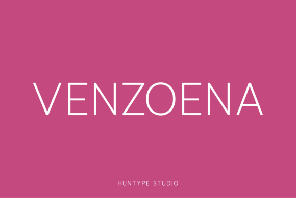 Venzoena: The Perfect All-Caps Sans Serif Font for Crafters