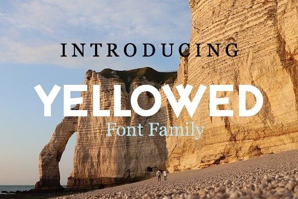 Yellowed Font Review: A Clean Sans Serif for Modern Brands